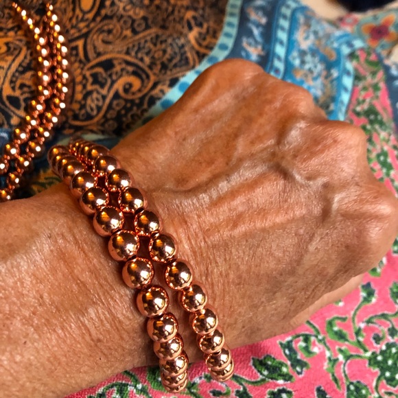 **SOLD** Copper necklace & matching bracelet. Never worn! - Picture 2 of 5